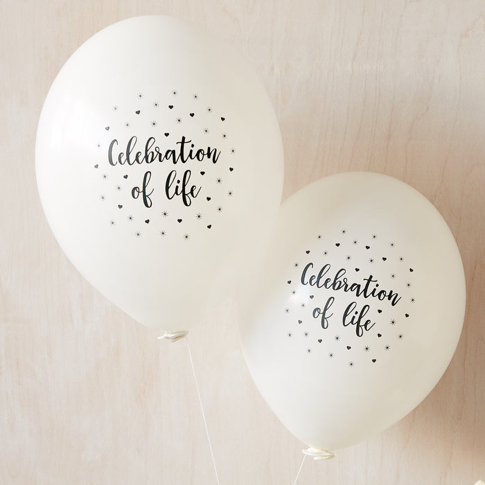 &#39;Celebration of Life&#39; Balloons