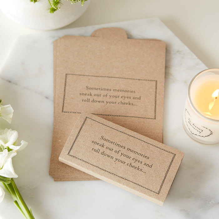 Funeral Tissue Favours