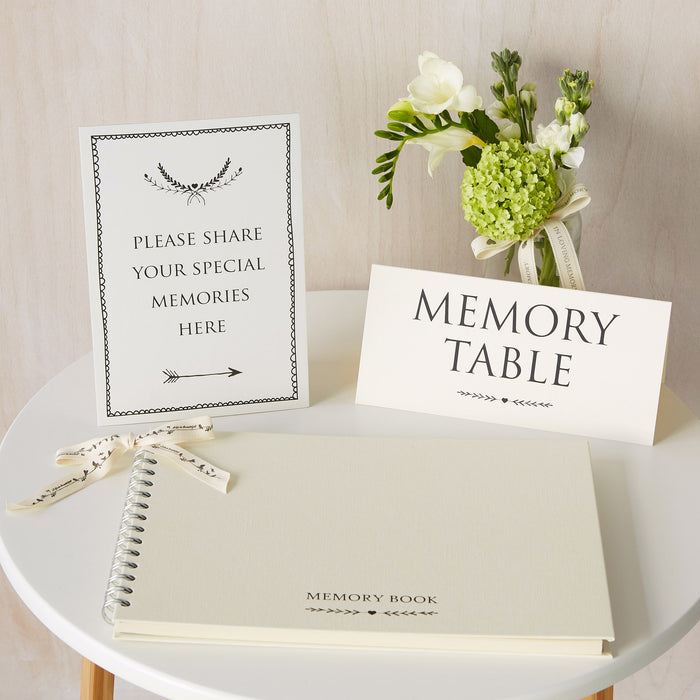 Funeral Memory Books, Stationery &amp; Candles