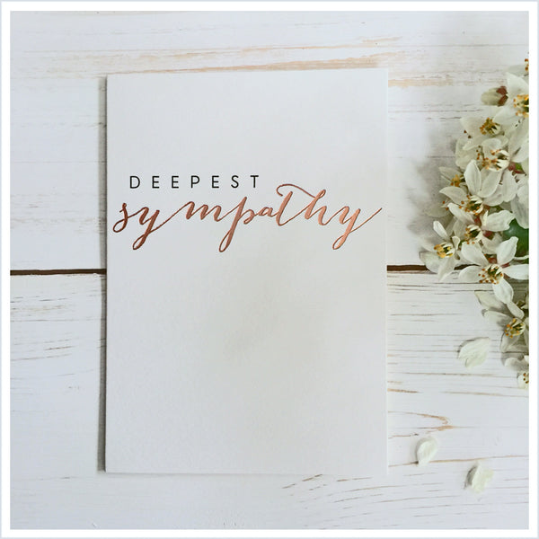 Deepest Sympathy Card