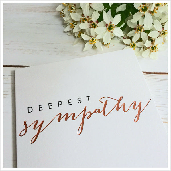 Deepest Sympathy Card