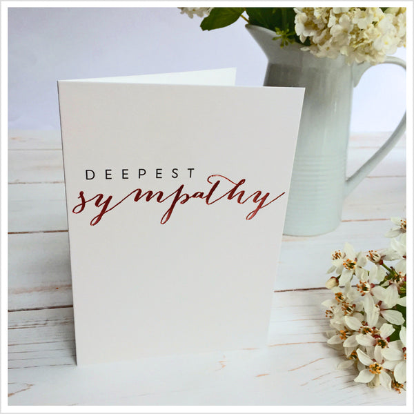 Deepest Sympathy Card