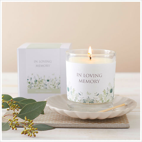 Eucalyptus In Loving Memory 300ml Candle