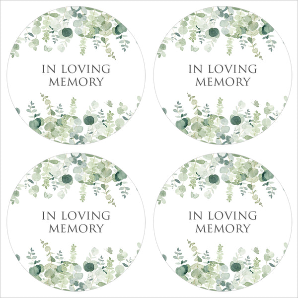 35 Eucalyptus In Loving Memory Stickers