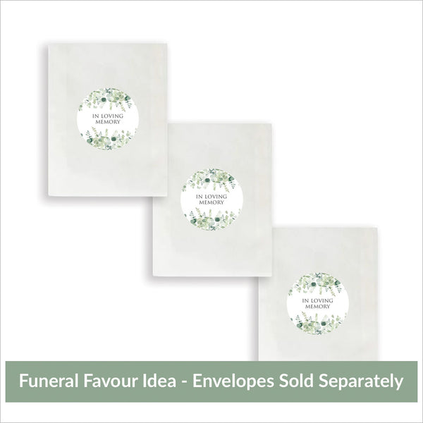 35 Eucalyptus In Loving Memory Stickers