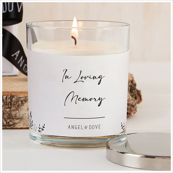 Funeral Memory Table Collection with Candle - A4 Memory Book, Candle with Silver Lid, 'Memories' Pen, Silver Photo Frame & 2 Signs