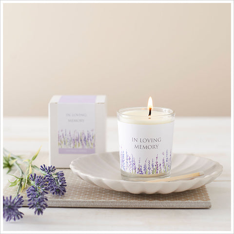 Lavender In Loving Memory 90ml Votive Candle