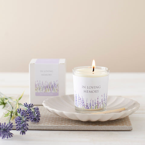 Lavender 'In Loving Memory' 90ml Votive Candle